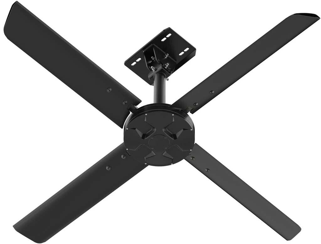 7 ft Ceiling Fan - HVLS - 1,225 Sqft - 120 Volts - 1 Ph - 5/8 HP - Direct Drive