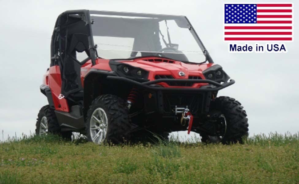 Can Am Commander Mini Enclosure - HARD WINDSHIELD, Roof, and Rear Window