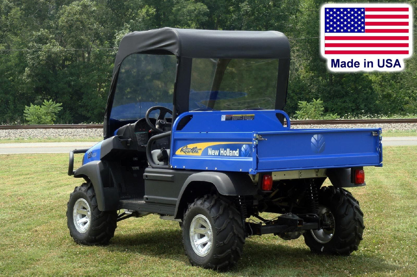 New Holland Rustler Mini Cab Enclosure - HARD WINDSHIELD - ROOF - REAR WINDOW