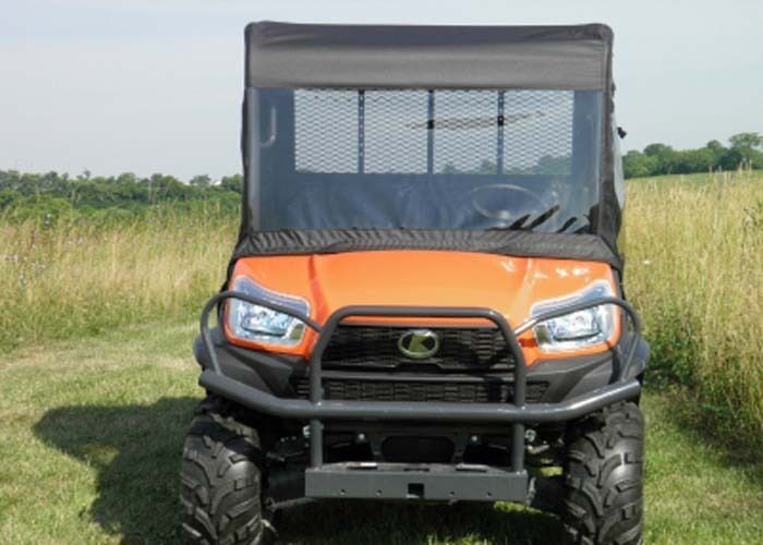 ROOF & VINYL WINDSHIELD for Kubota RTV X1120D/X900 - Soft Material - Heavy Duty