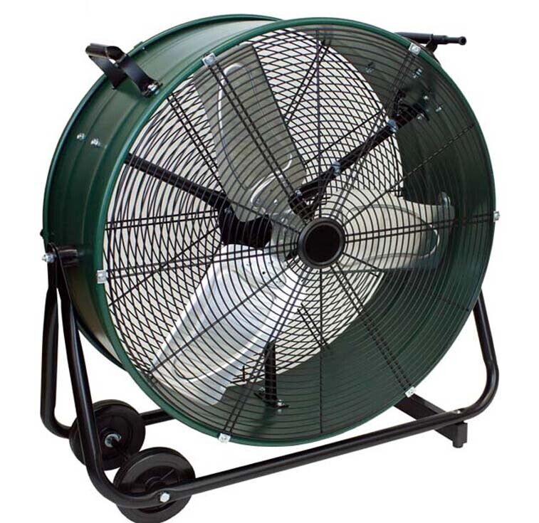 24" SWIVEL Drum Floor FAN - 7300 CFM - 120 Volts - 1 Ph - Direct Drive - 2 Speed