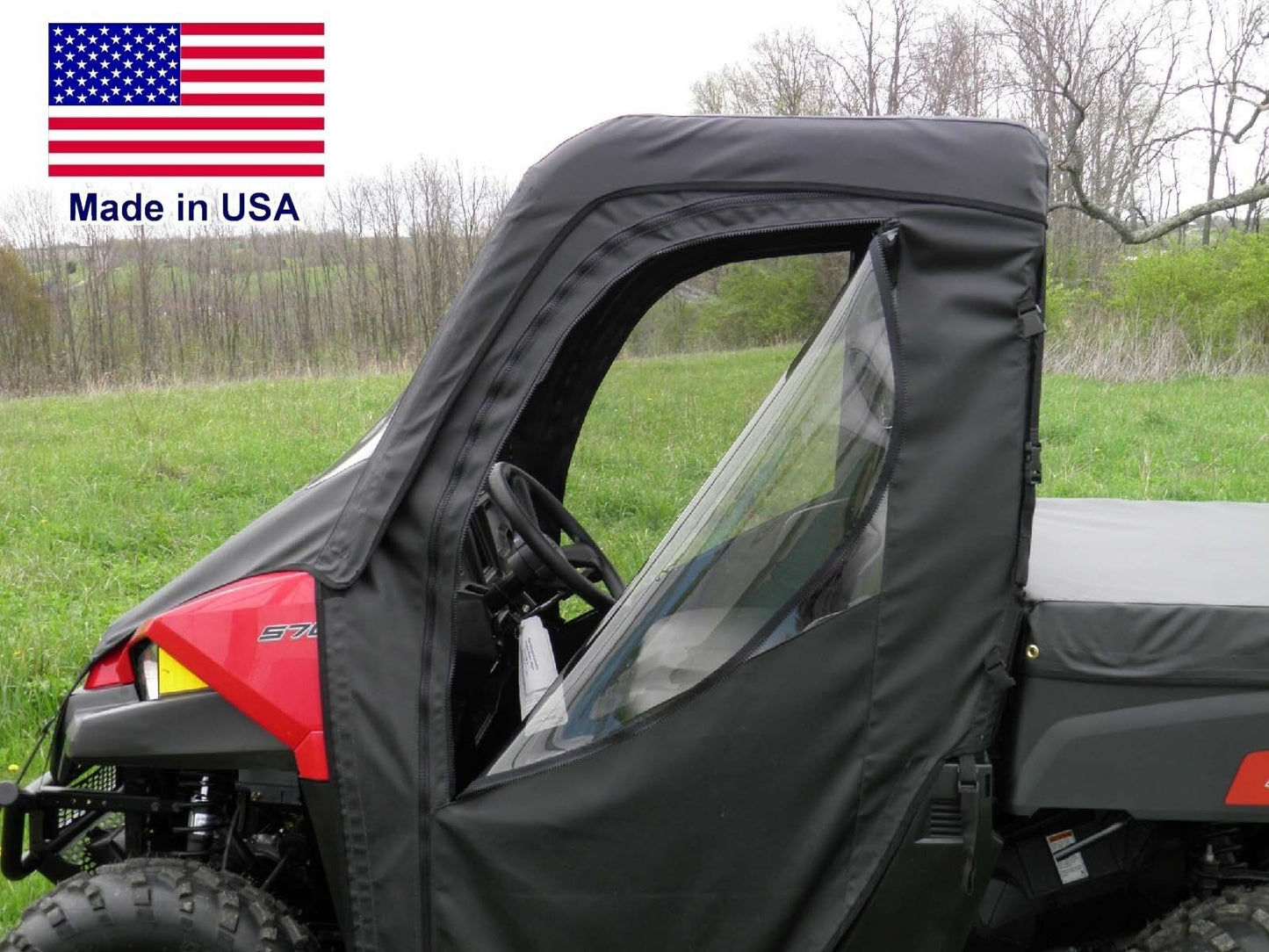 Polaris Ranger 570 Full Enclosure - HARD WINDSHIELD, Roof, Doors, Rear Window