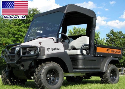 Half Enclosure for Bobcat 3400 - Hard Windshield - Roof - Rear Window - Soft Top