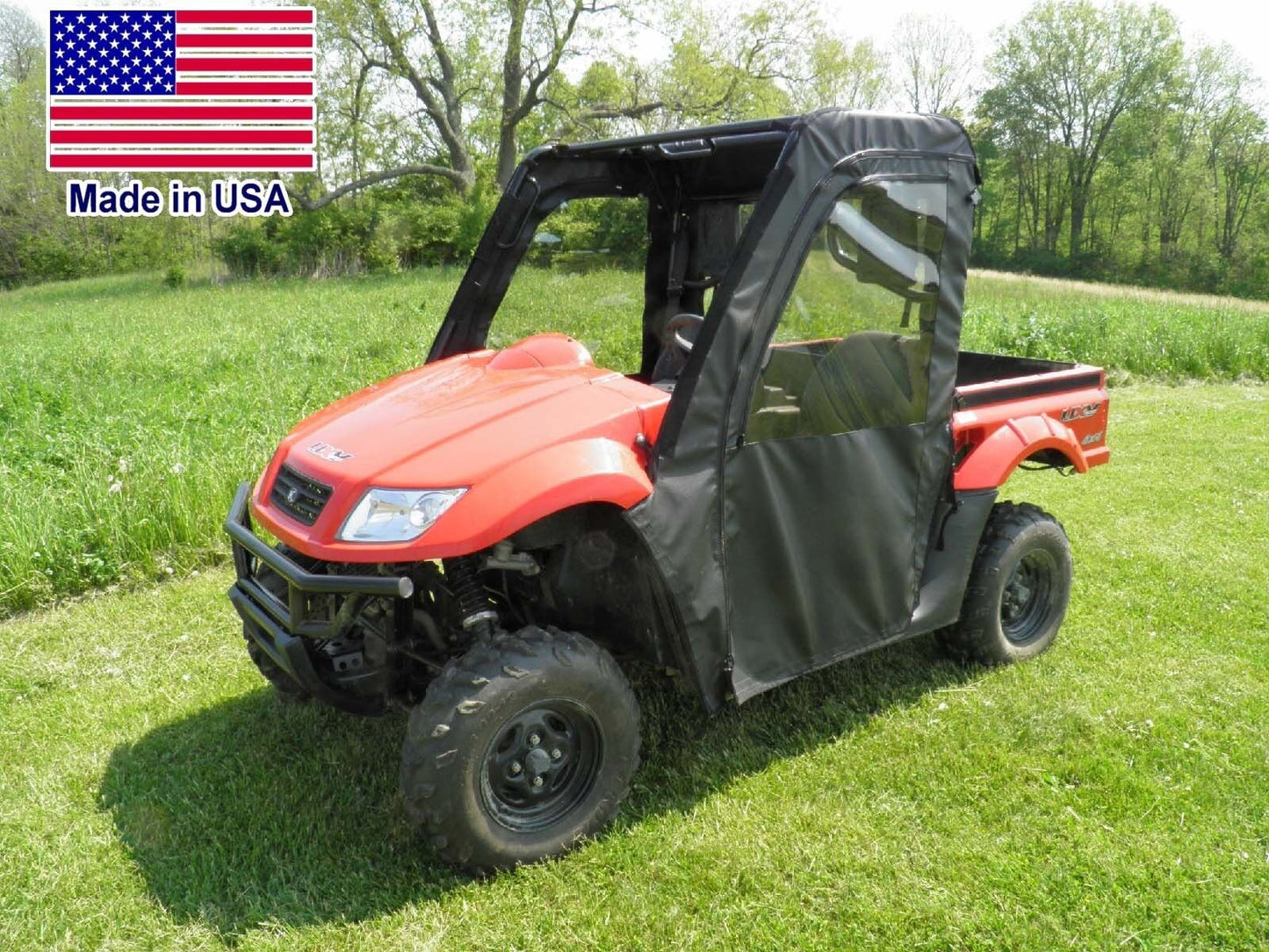 DOORS for KYMCO 500 / 700 - Soft Material - Vinyl Windows - Withstands Hwy Spds