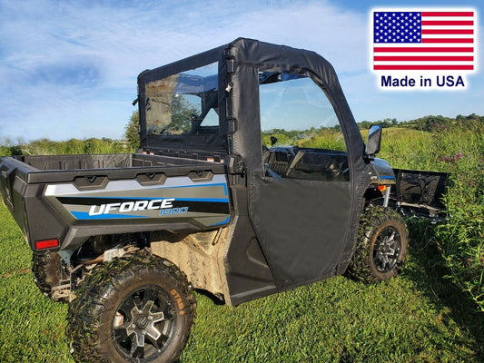 DOORS & REAR WINDOW for CF Moto UForce 1000 - Vinyl Window - Soft Material