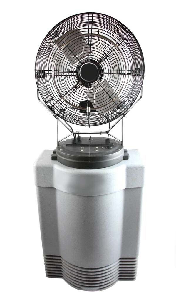 18" MISTING FAN - Cooler Mounted - 3400 CFM - 120 Volts - 1/3 Hp - 40 Gallons