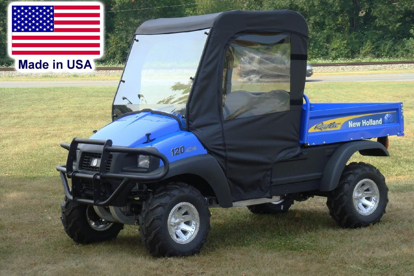 New Holland Rustler FULL ENCLOSURE - HARD WINDSHIELD, ROOF, DOORS, & REAR WINDOW