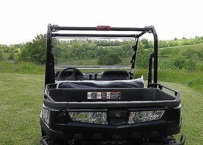 HARD WINDSHIELD for John Deere 550/560/590 - Polycarbonate - Withstands Hwy Spds