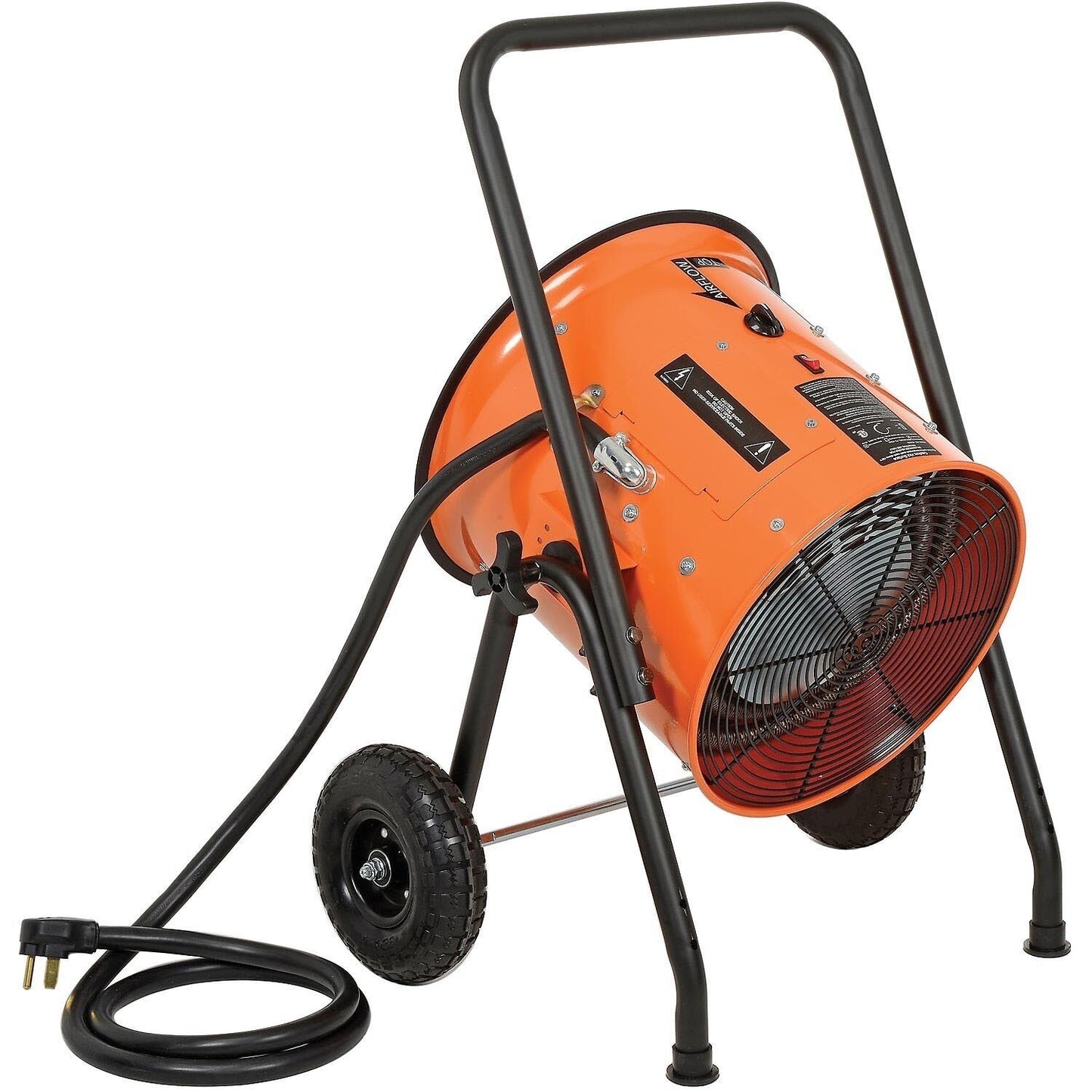 Portable Electric Heater - 240 V - 1 Phase - 34,120 BTU - 1,584 CFM - Commercial