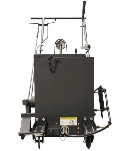 Asphalt Melter & Applicator - 10 Gallons - 4 Wheels - Halo Burner - Push Start