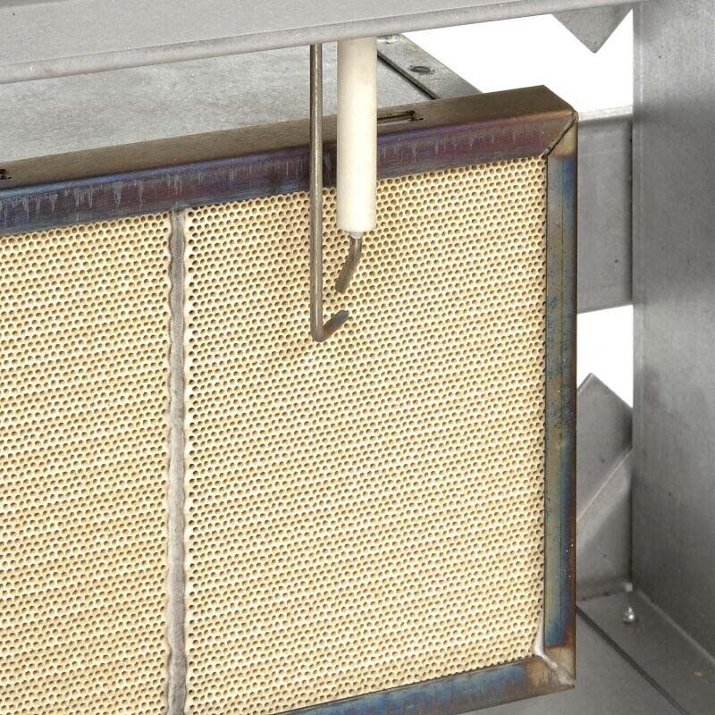 Infrared Natural Gas Heater - 120,000 BTU - 3,000 Sqft - 120 Volts - Radiant