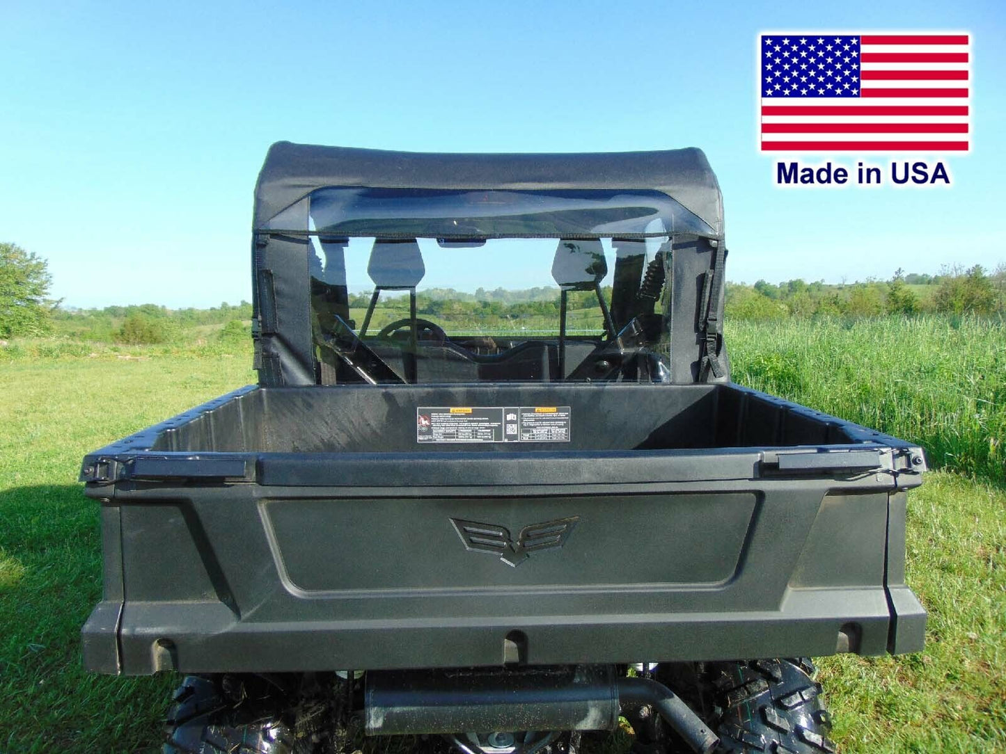 Arctic Cat Stampede Enclosure for EXISTING WINDSHIELD - Roof, Doors, Rear Window