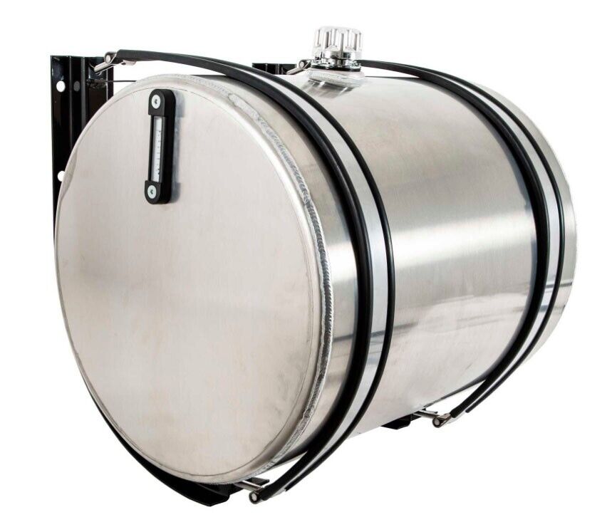 Aluminum Hydraulic Oil Tank Reservoir - 35 Gallon - Side Mount - Rear Ports