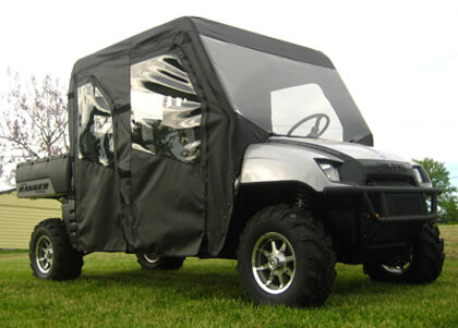 Full Enclosure with Vinyl Windshield for Polaris Crew