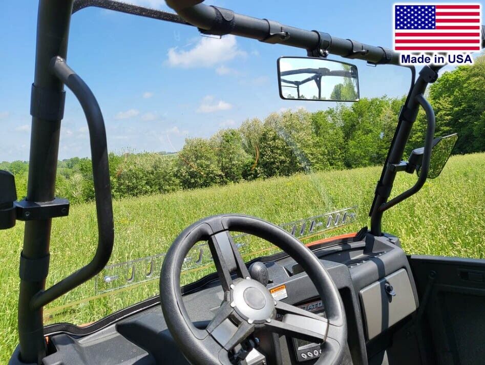 HALF Enclosure for Intimidator 6 GC1K - HARD WINDSHIELD - Roof - Rear Window