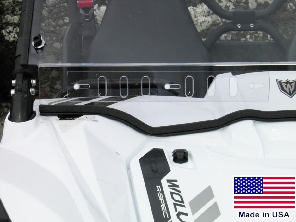 Yamaha Wolverine Mini Cab Enclosure - HARD WINDSHIELD - Roof - Rear Window