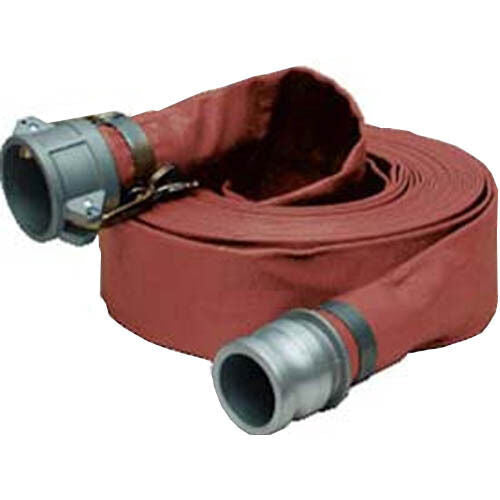 Pump Hose 6 in x 100 ft - PVC Discharge - C x E Aluminum Cam & Groove - 60 PSI