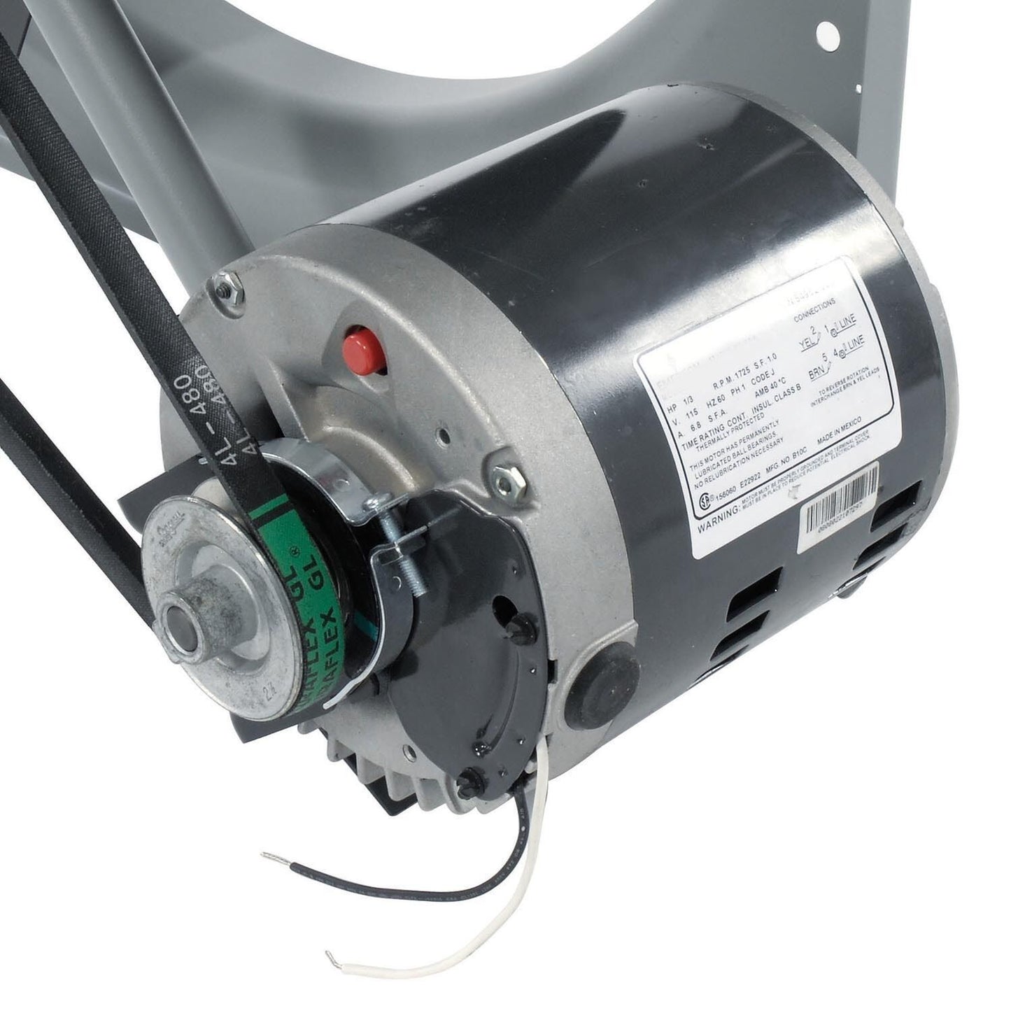 24" Exhaust Fan - Belt Driven - 3,270 CFM - 120 Volts - 1/3 HP - 1 Phase