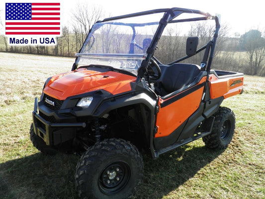 HONDA PIONEER 700/1000 HARD WINDSHIELD - Travels Highway Speed - Polycarbonate