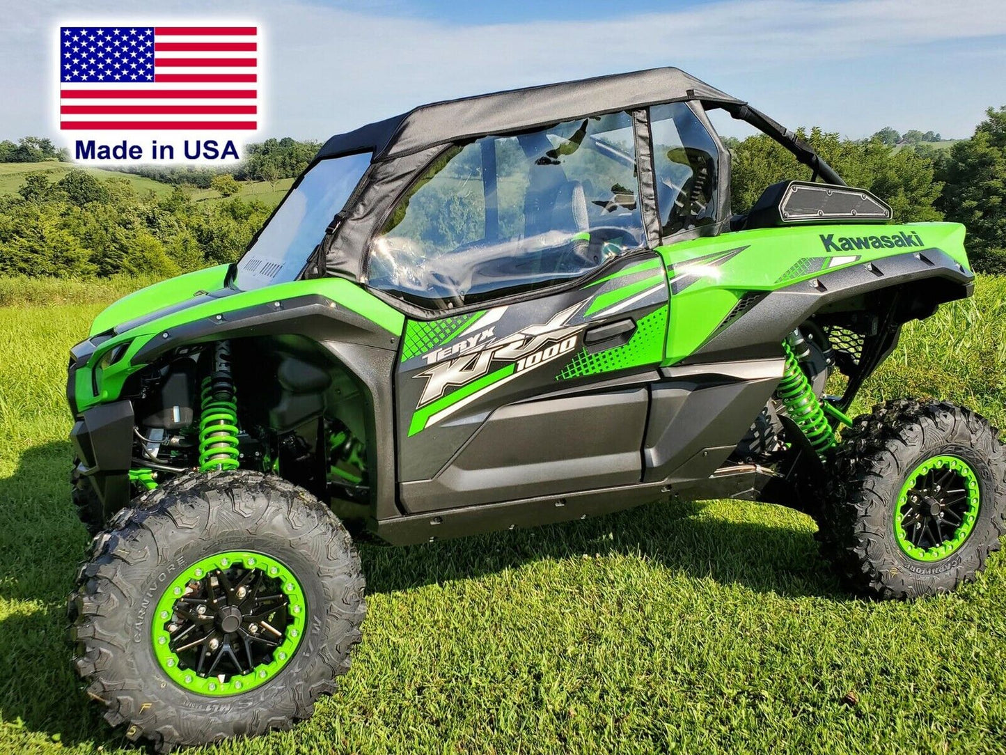 Kawasaki Teryx KRX FULL ENCLOSURE - Hard Windshield, Roof, Doors, & Rear Window