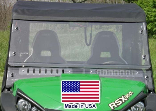 HARD WINDSHIELD for John Deere Gator RSX/XUV/HPX -  Withstands Highway Speeds