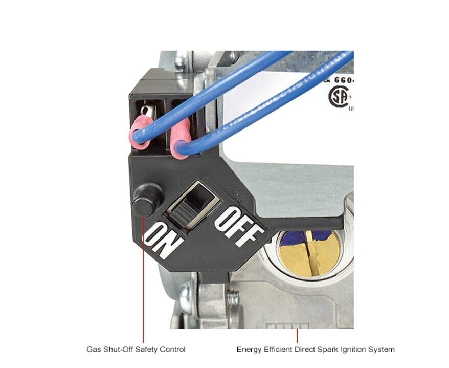 Infrared Natural Gas Heater - 140,000 BTU - 120 Volts - Aluminum Reflectors