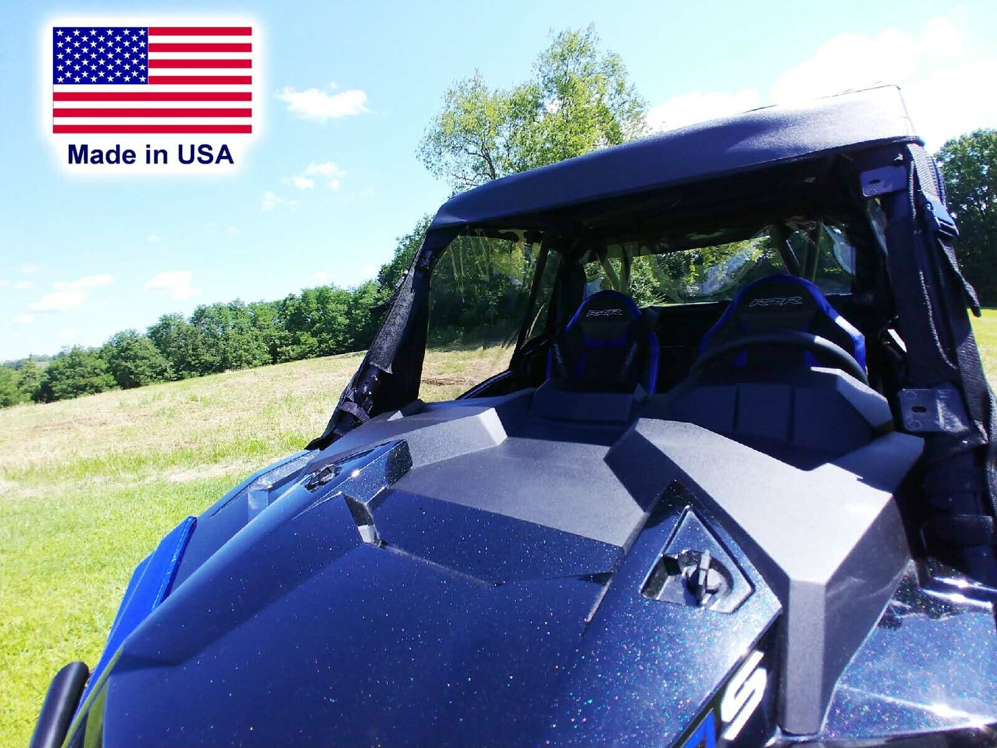 RZR XP Turbo S Enclosure for EXISTING WINDSHIELD - Doors, Roof, & Rear Window