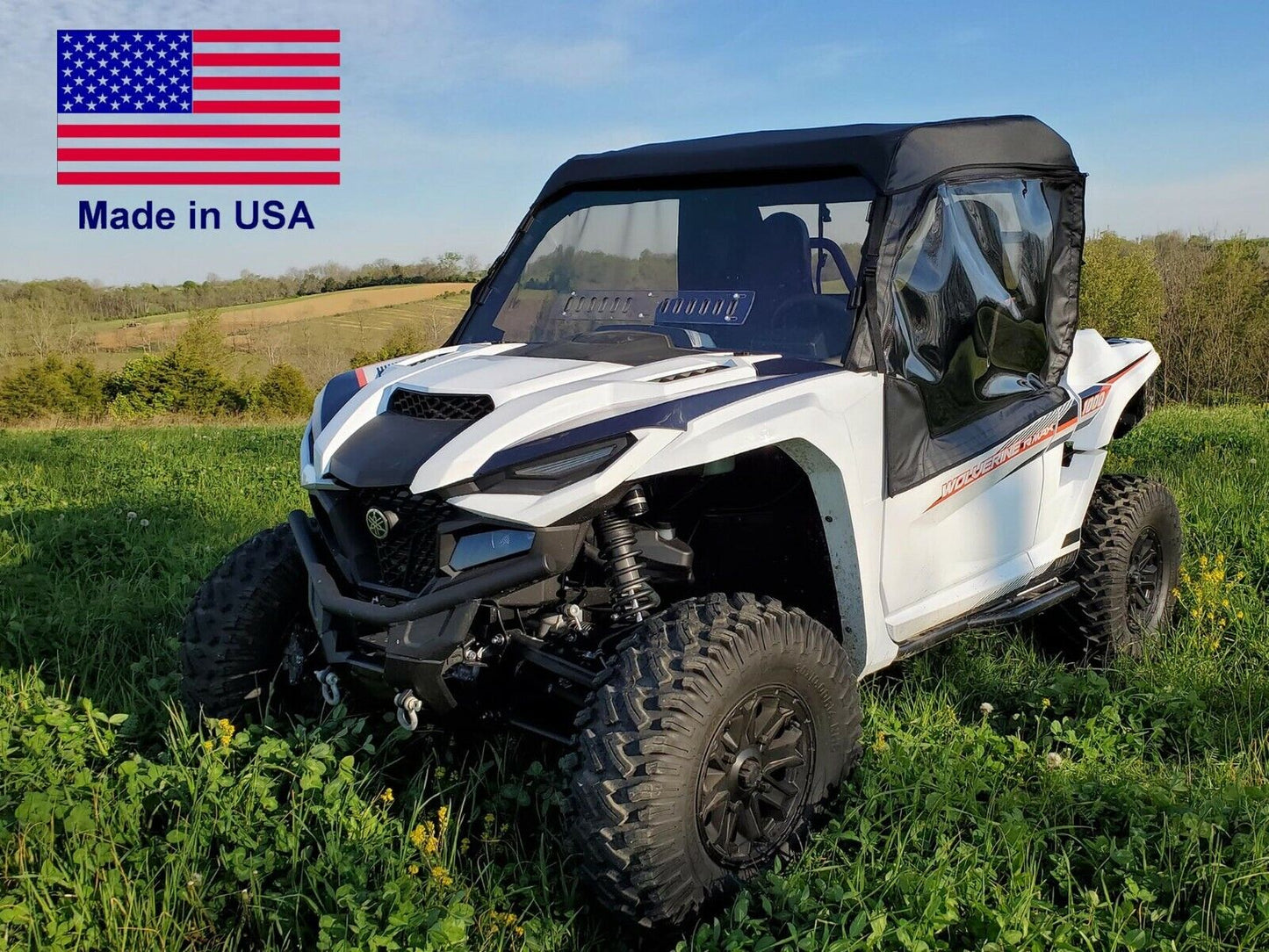 Full Enclosure for Yamaha Wolverine RMAX2 - HARD WINDSHIELD, Doors, Roof, & Rear