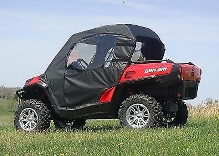 Can Am Commander Full Enclosure - HARD WINDSHIELD, Doors, Rear Window, and Roof