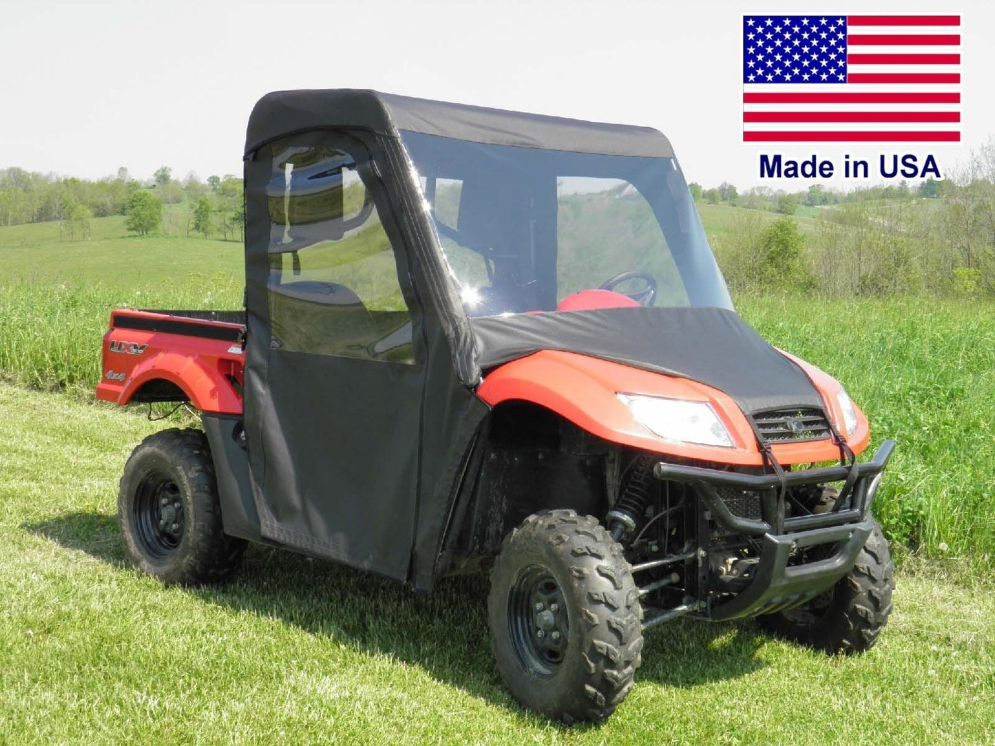 KYMCO 500 / 700 Full Enclosure - VINYL WINDSHIELD, DOORS, ROOF, & REAR WINDOW