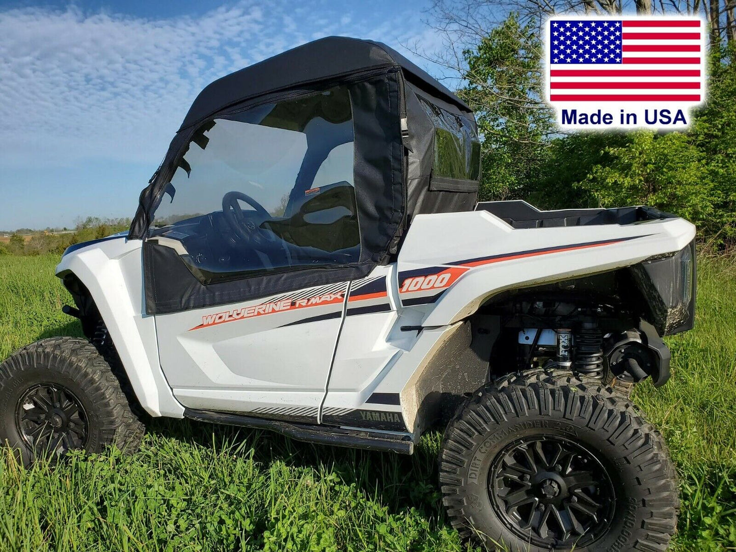 Full Enclosure for Yamaha Wolverine RMAX2 - HARD WINDSHIELD, Doors, Roof, & Rear