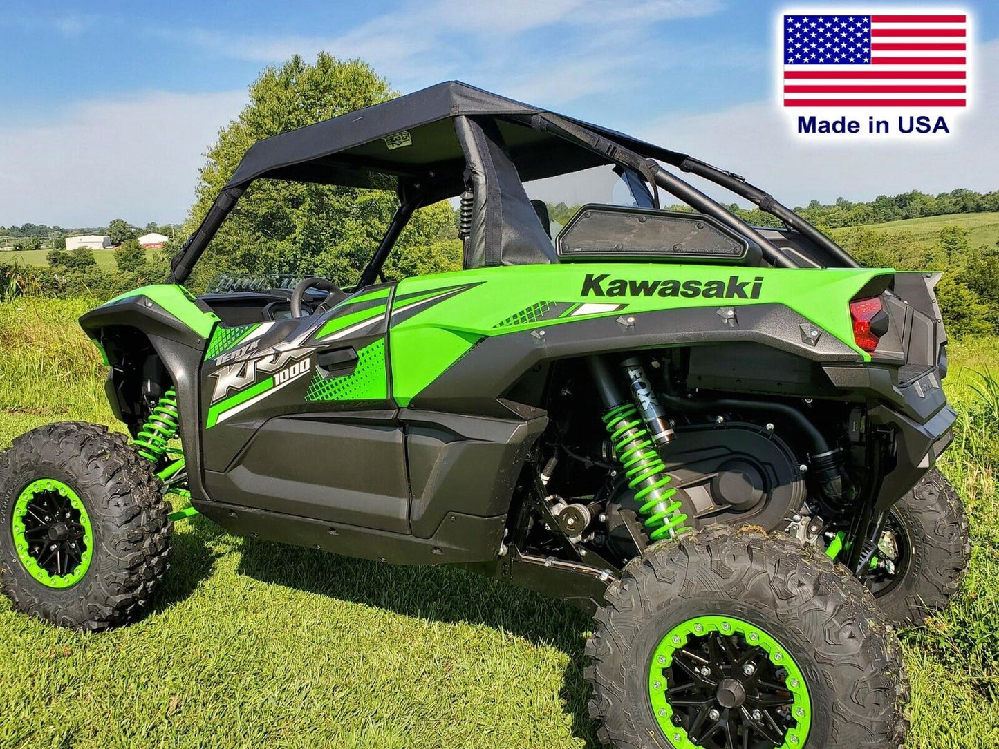 Partial Enclosure for Kawasaki Teryx KRX - HARD WINDSHIELD, ROOF, & REAR WINDOW