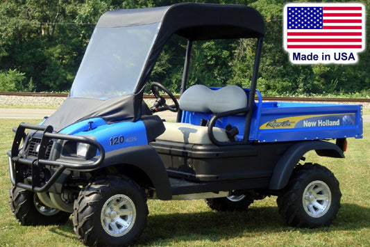 New Holland Rustler VINYL WINDSHIELD and ROOF COMBO - Soft Top - Puncture Proof