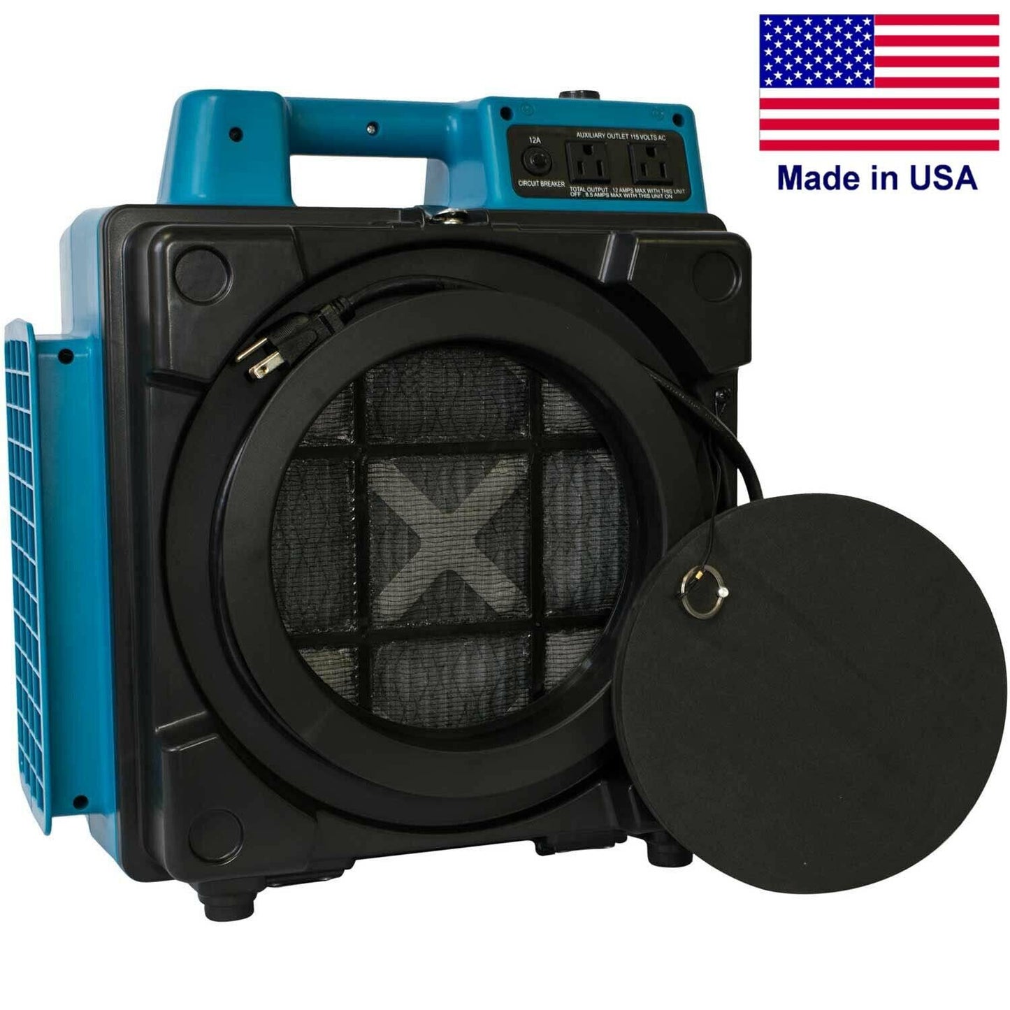 Air Purifier - 550 CFM - 115 Volts - 1/2 HP - 1500 Sqft - HEPA Filter - 5 Speed