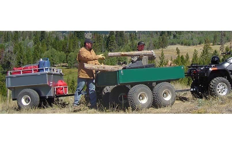 TRAILER - OFF ROAD - 1,600 Lb - 12VDC - Electric Brakes - Dump - Red Lights