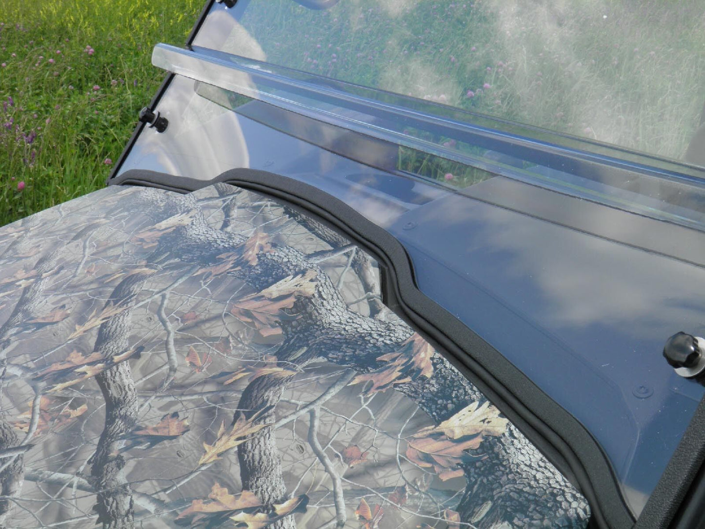 HARD WINDSHIELD & ROOF for John Deere XUV 550/560/590 - Travels Highway Speed