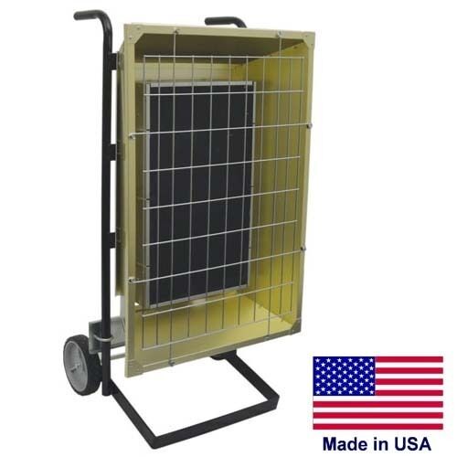 Portable Infrared HEATER - 240 VOLTS - 14,672 BTU - 1 or 3 Phase - Prewired