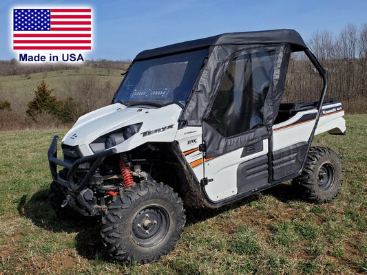 Full Enclosure for Kawasaki Teryx 800 - HARD WINDSHIELD, Doors, Roof, & Rear