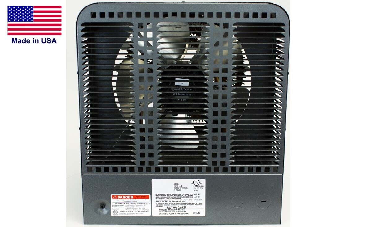 Wall Mount Electric HEATER - 25600 Btu - 208/230 V - 1 Ph - 600 CFM - 700 sqft