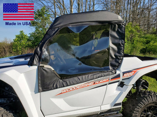 DOORS for Yamaha Wolverine RMAX 2 - Soft Material - Vinyl Windows