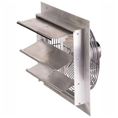 24" Exhaust Fan - Shutter Mount - 115 Volts - 1/3 HP - 3,970 CFM - Alum - 1 PH