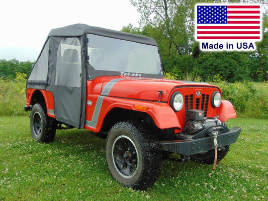 Mahindra Roxor Cab Enclosure - Hard Windshield, Roof, Doors, Rear & BED COVER