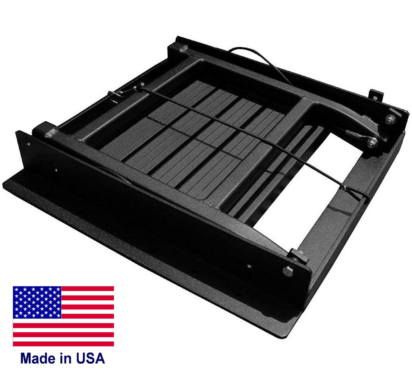 Tailgate Step Ladder - For Trucks w/ Bedcovers - 300 lbs Cap - Hand Rail - Folds