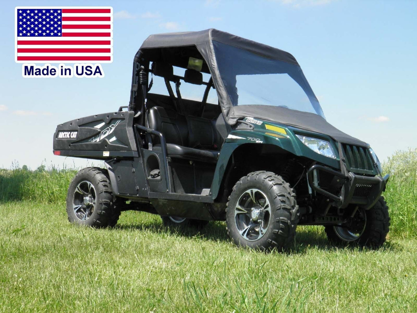 Arctic Cat Prowler Mini Cab Enclosure - VINYL WINDSHIELD, ROOF & REAR WINDOW