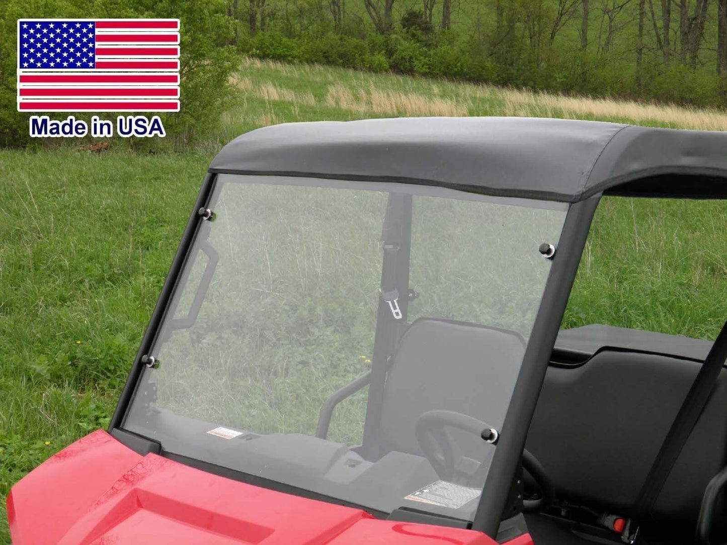HARD WINDSHIELD and ROOF for Polaris Ranger 570 Mid Size - Canopy - Commercial