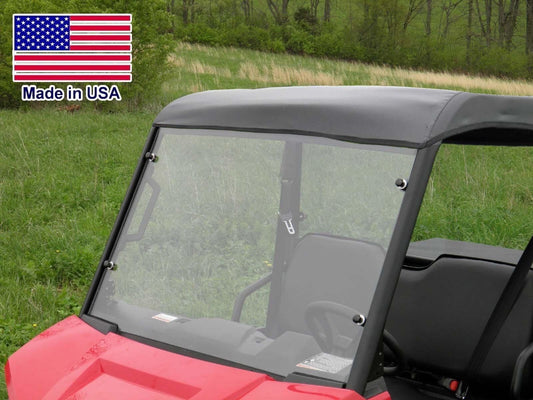 HARD WINDSHIELD and ROOF for Polaris Ranger 570 Mid Size - Canopy - Commercial