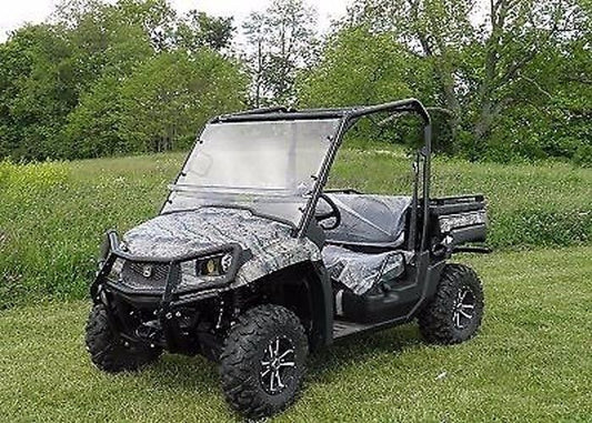 HARD WINDSHIELD for John Deere 550/560/590 - Polycarbonate - Withstands Hwy Spds