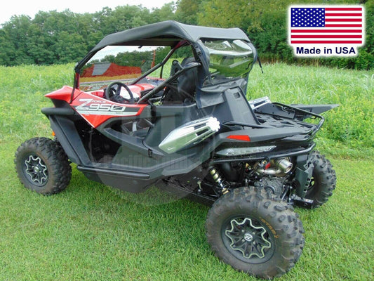 Partial Cab Enclosures for CF Moto ZForce 950 - Hard Windshield, Roof, & Rear
