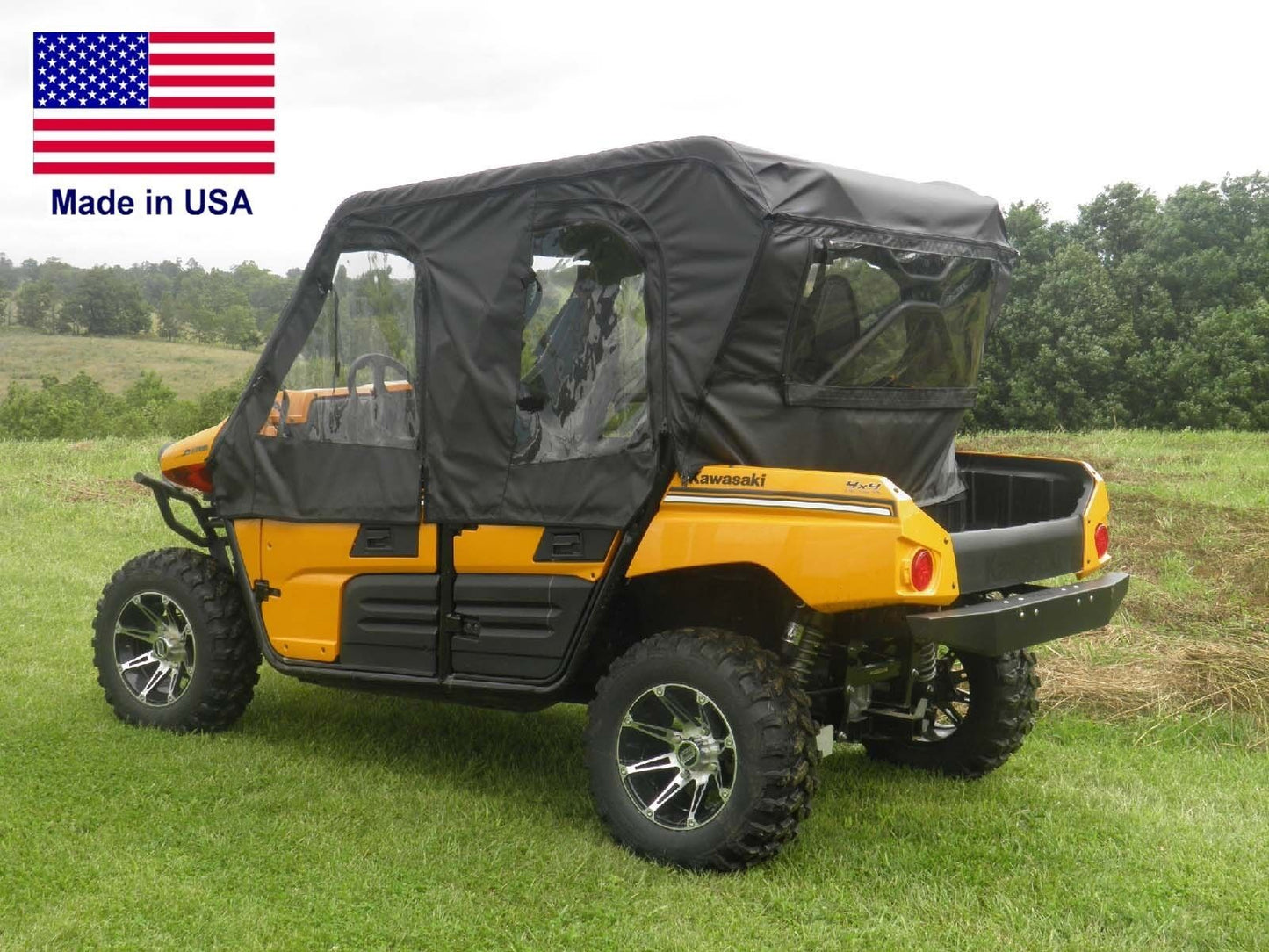 DOORS and REAR WINDOW for Kawasaki Teryx 4 - Soft Material - Heavy Duty