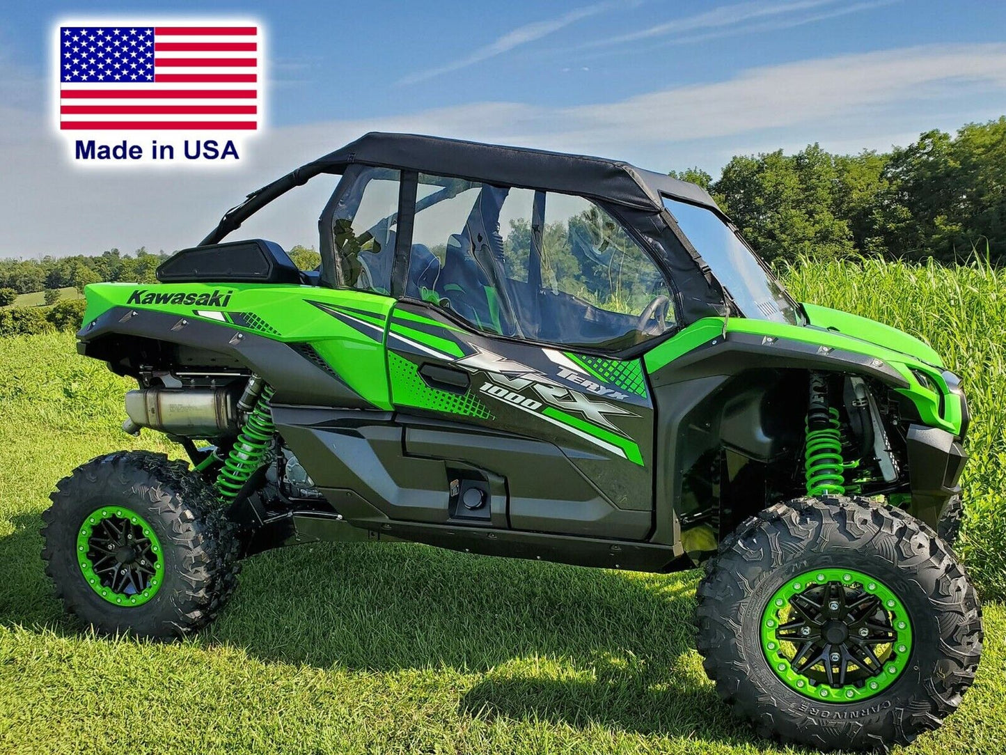 Kawasaki Teryx KRX FULL ENCLOSURE - Hard Windshield, Roof, Doors, & Rear Window